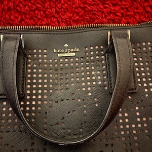 Kate Spade Black Cutout Tote